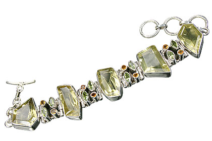 SKU 8313 - a Multi-stone Bracelets Jewelry Design image