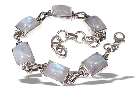 SKU 8953 - a Moonstone Bracelets Jewelry Design image