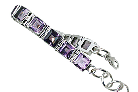 SKU 8990 - a Amethyst Bracelets Jewelry Design image