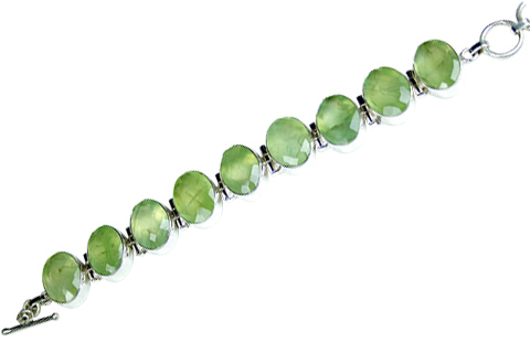 SKU 8993 - a Prehnite Bracelets Jewelry Design image