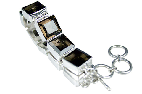 SKU 8995 - a Smoky Quartz Bracelets Jewelry Design image