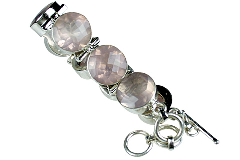 SKU 9000 - a Rose quartz Bracelets Jewelry Design image