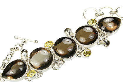 SKU 9002 - a Smoky Quartz Bracelets Jewelry Design image