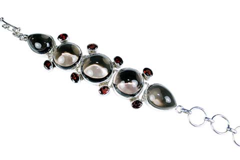 SKU 9003 - a Smoky Quartz Bracelets Jewelry Design image
