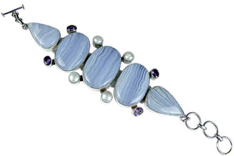 SKU 9004 - a Agate Bracelets Jewelry Design image