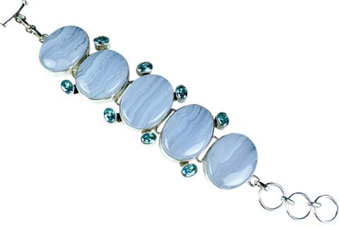 SKU 9006 - a Multi-stone Bracelets Jewelry Design image