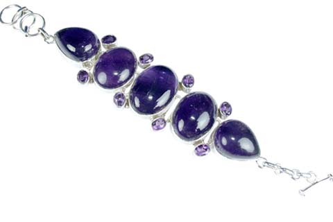 SKU 9009 - a Amethyst Bracelets Jewelry Design image