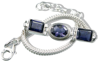 SKU 9110 - a Iolite Bracelets Jewelry Design image