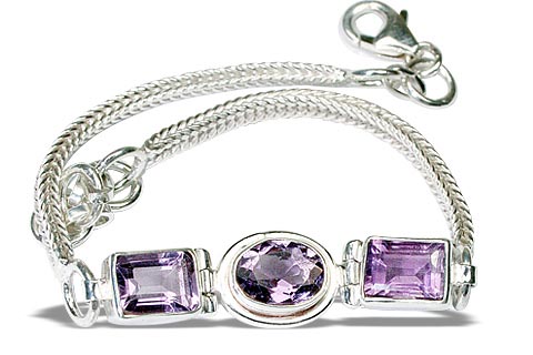 SKU 9132 - a Amethyst Bracelets Jewelry Design image