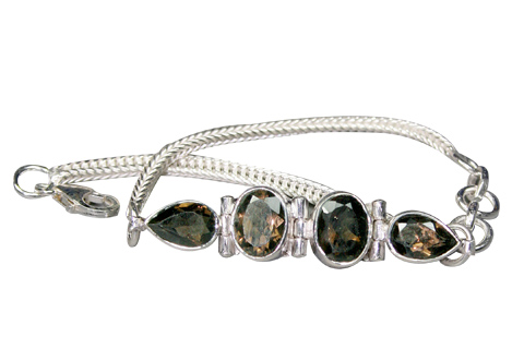 SKU 9136 - a Smoky Quartz Bracelets Jewelry Design image