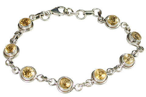 SKU 9142 - a Citrine Bracelets Jewelry Design image