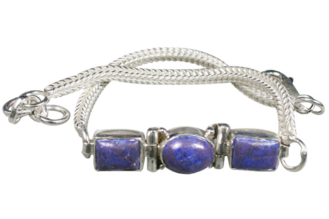 SKU 9143 - a Lapis Lazuli Bracelets Jewelry Design image