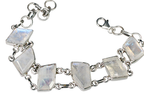 SKU 9144 - a Moonstone Bracelets Jewelry Design image