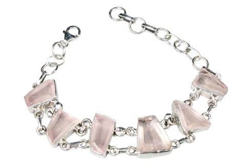 SKU 9146 - a Rose quartz Bracelets Jewelry Design image