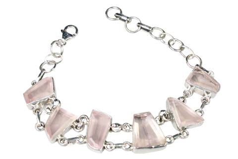 SKU 9146 - a Rose quartz Bracelets Jewelry Design image