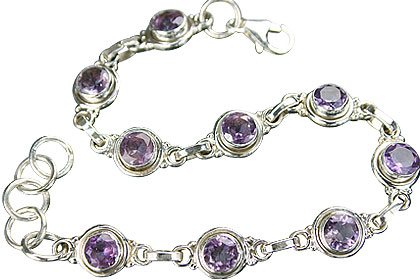 SKU 9152 - a Amethyst Bracelets Jewelry Design image