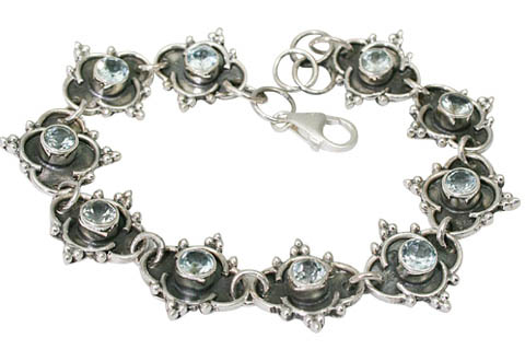 SKU 9581 - a Blue Topaz bracelets Jewelry Design image