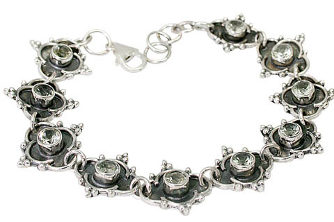 SKU 9582 - a Green Amethyst bracelets Jewelry Design image