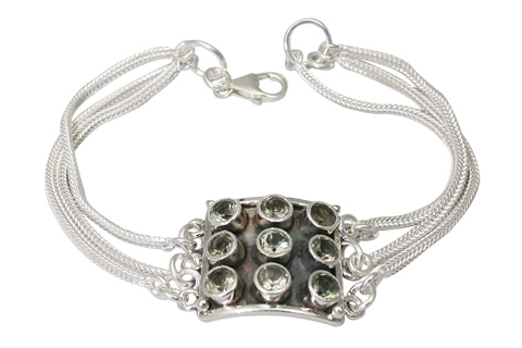 SKU 9587 - a Green Amethyst bracelets Jewelry Design image