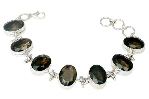 SKU 9813 - a Smoky Quartz bracelets Jewelry Design image