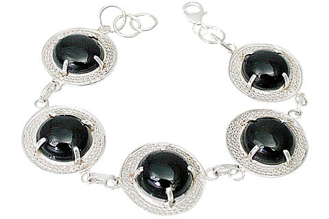 SKU 9980 - a Onyx bracelets Jewelry Design image