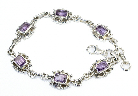 unique Amethyst bracelets Jewelry