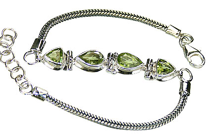 unique Peridot bracelets Jewelry