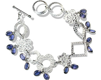 unique Iolite bracelets Jewelry