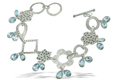 unique Blue topaz bracelets Jewelry for design 13044.jpg