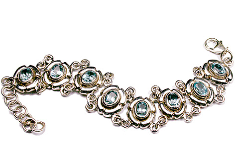 unique Blue Topaz bracelets Jewelry