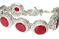 Design 10094: red ruby bracelets