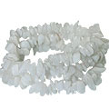 Design 10321: white snow quartz american-southwest bracelets