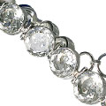Design 10382: white crystal bracelets
