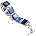 Design 10387: blue sapphire bracelets