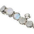 Design 10393: white moonstone bracelets