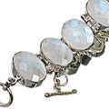 Design 10399: white moonstone bracelets