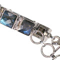 Design 10429: blue,gray labradorite staff-picks bracelets