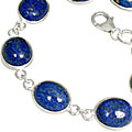 Design 10875: blue lapis lazuli contemporary bracelets