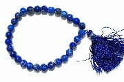 11093: Beaded blue lapis lazuli bracelets