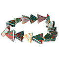 Design 11706: green,red bloodstone staff-picks bracelets