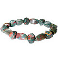 Design 11716: green,red bloodstone bracelets
