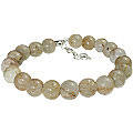 Design 12186: white golden rutile bracelets