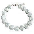 Design 12254: white crystal bracelets