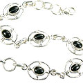 Design 14536: black black onyx contemporary bracelets