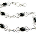 Design 14645: black black onyx contemporary bracelets