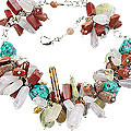 Design 14965: green,multi-color multi-stone bracelets