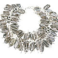 Design 14999: brown smoky quartz cha-cha bracelets