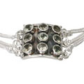 Design 9587: green green amethyst bracelets