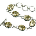 Design 9981: yellow citrine engagement bracelets