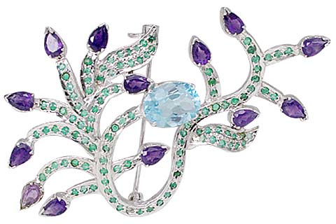 SKU 11644 - a Amethyst brooches Jewelry Design image